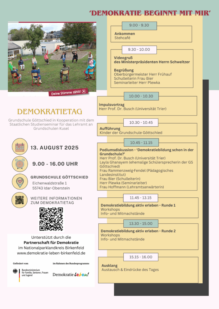 Flyer mit Programm 